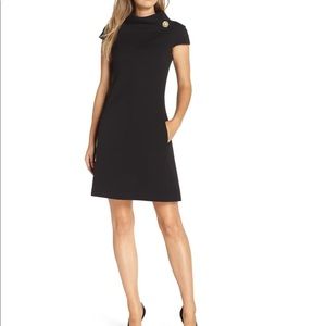 Harper Rose Stand Collar Shift Dress
